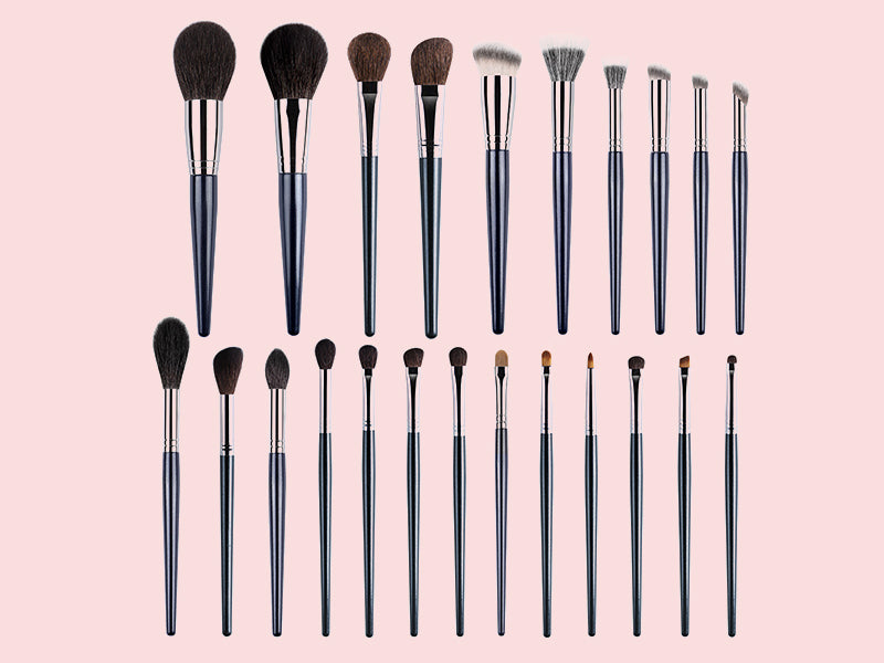 Nxtbo Ensemble de pinceaux de maquillage, pinceau blush, pinceau fard à paupières, pinceau fard à paupières, ensemble de pinceaux de maquillage pour les détails