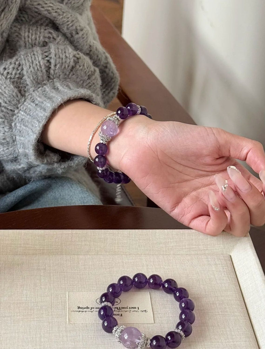 Celeste Amethyst Bracelet
