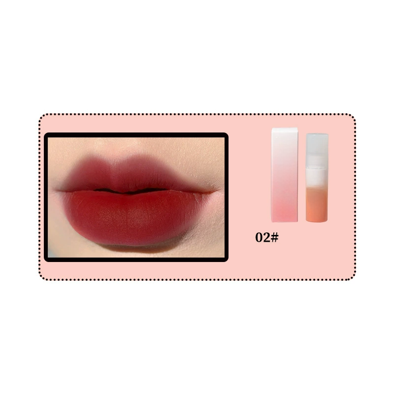 Nouvelle boue à lèvres été – Texture veloutée, fini mat doux et sensuel, non asséchant, longue tenue, teinte claire