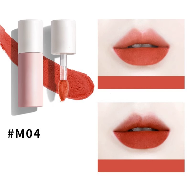 Boue à lèvres & Gloss Mate – Teint clair, abordable, texture veloutée, pour étudiants, idéal en automne/hiver, petite marque