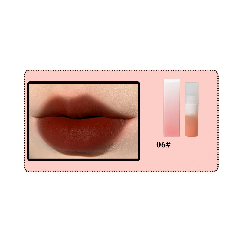 Nouvelle boue à lèvres été – Texture veloutée, fini mat doux et sensuel, non asséchant, longue tenue, teinte claire