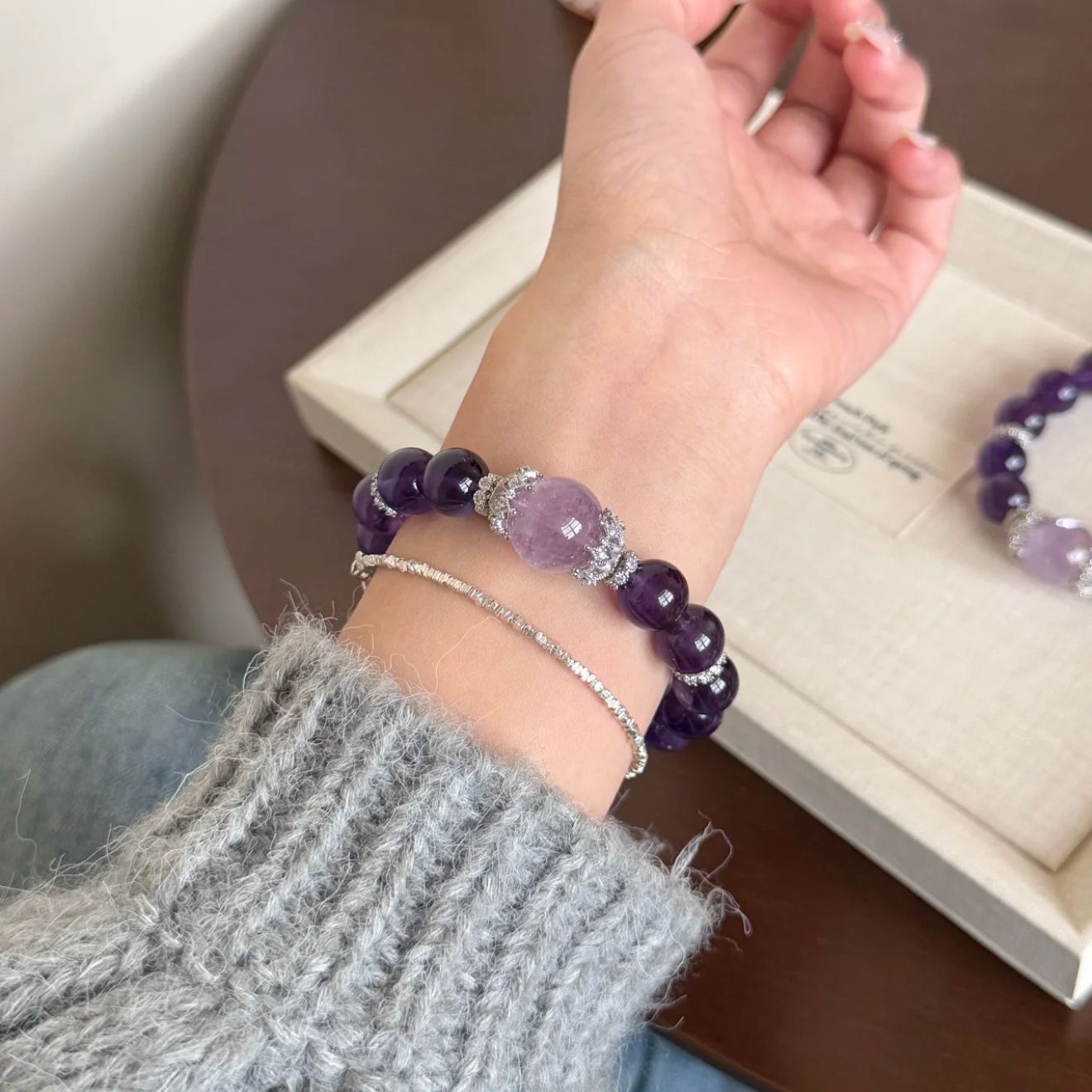 Celeste Amethyst Bracelet
